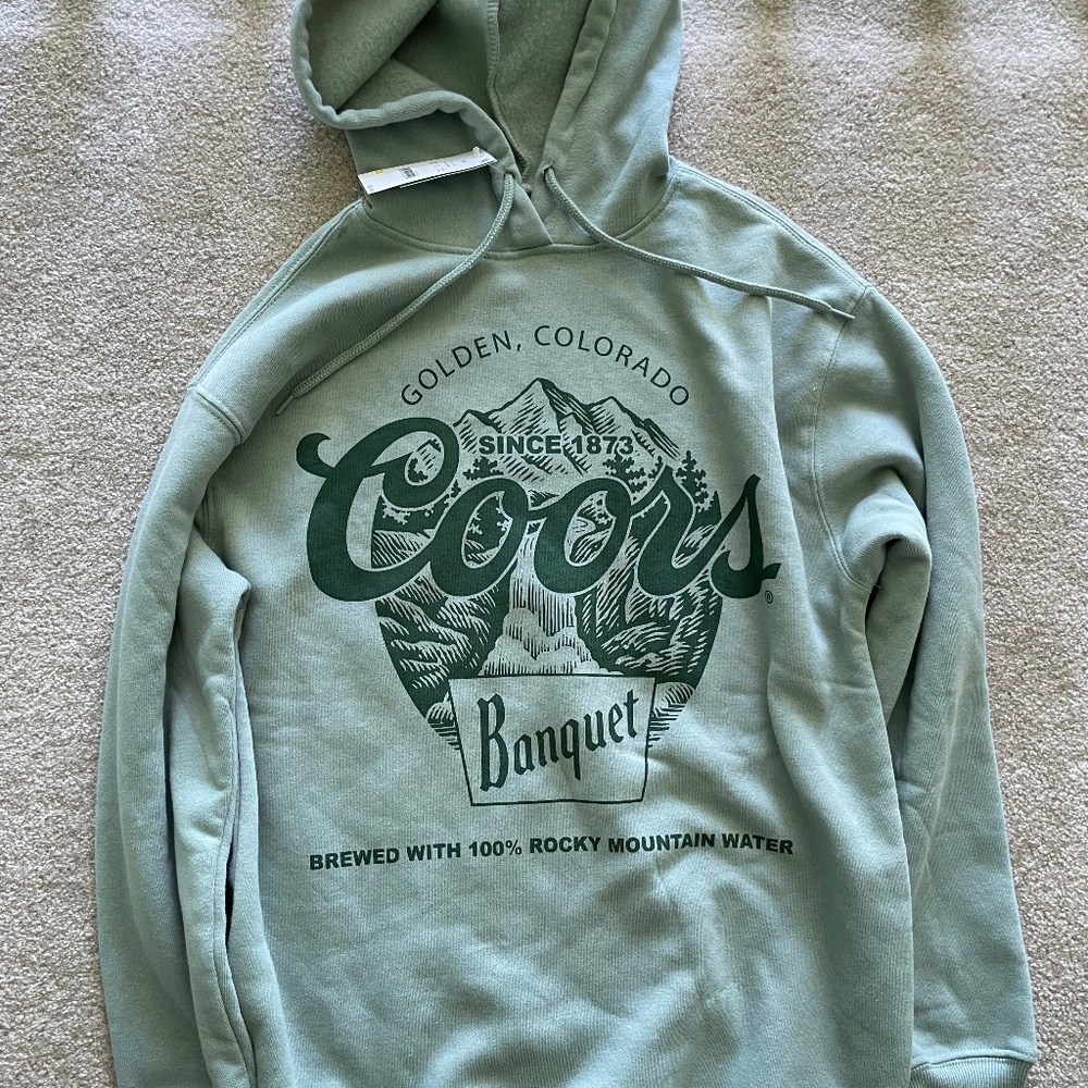 Coors Beer Sweatshirt XS -NWT